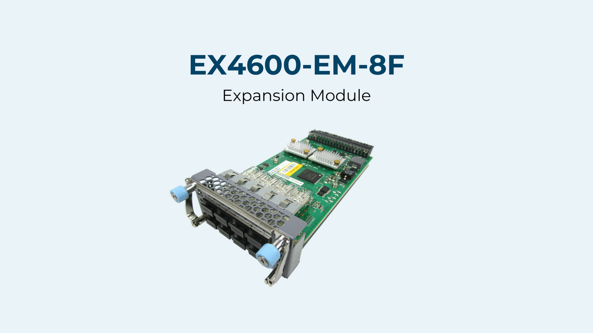 Expanding Network Capabilities with the EX4600-EM-8F Expansion Module